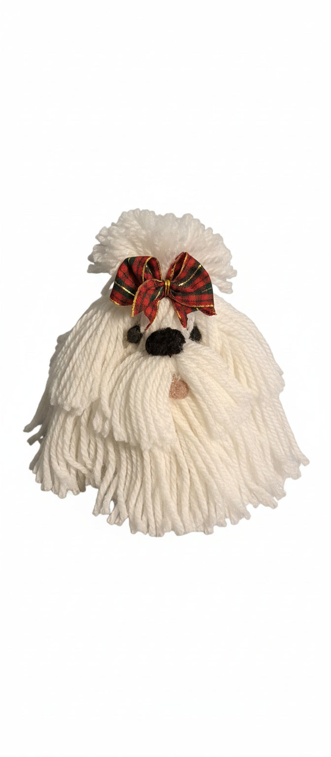 Shaggy christmas dog