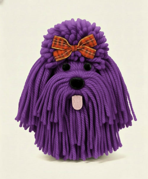 Shaggy christmas dog